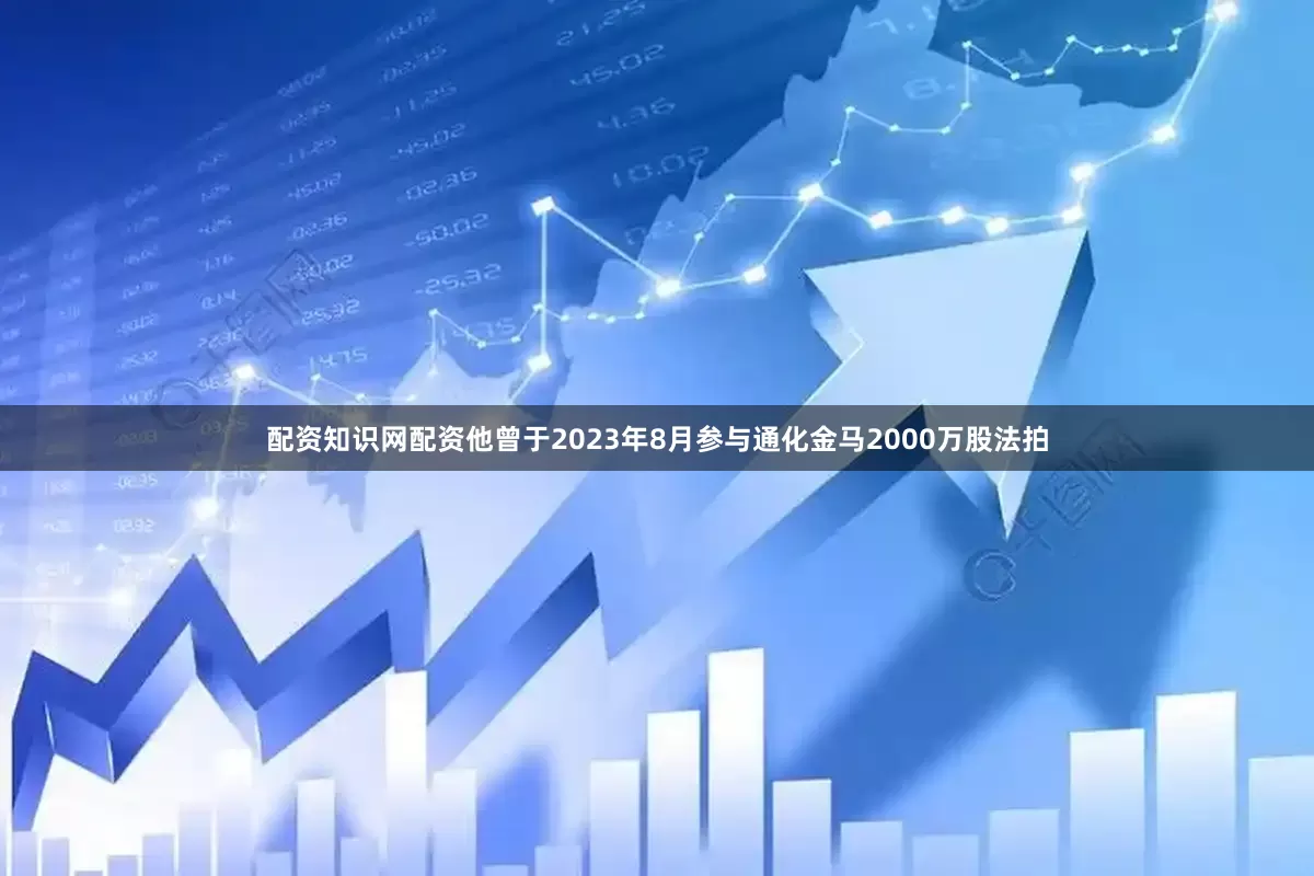 配资知识网配资他曾于2023年8月参与通化金马2000万股法拍